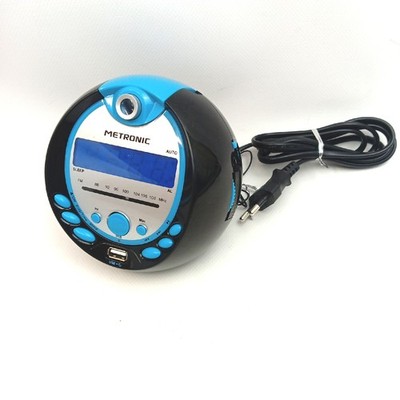 Metronic 477016 Sportsman Radiowecker USB Anschluss Schwarz Blau Sports Radio,