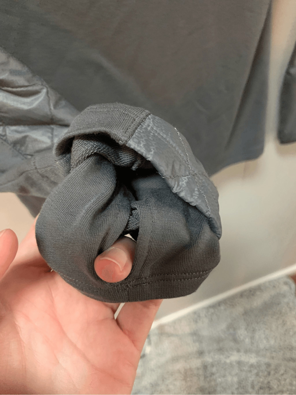 ATHLETA Quilted Half Zip Pullover Jacket Vortex G… - image 3