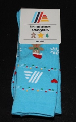 ALDI - XMAS SOCKS - LIMITED EDITION - GRÖSSE 43/46 - WEIHNACHTEN 2024 -HBLAU-OVP