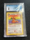 Dragonite 19/62 Fossil Rare Unlimited CGC 8 NM/Mint Vintage Rare!