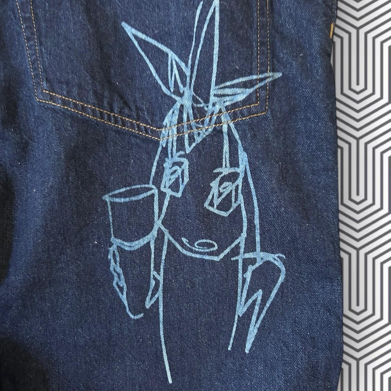 NWT *Sealed in bag* Futura2000 X ZooYork jeans # y2k Siiize 34 x 32  Very Baggy