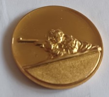 Stary Medal Strzelca - Strzelec Leżący / Stop- Złote Kolory