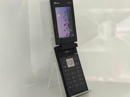 【Factice !】 Téléphone portable HITACHI W61H (couleur noir) au-japon qui ne fonctionne pas - Photo 2 sur 4