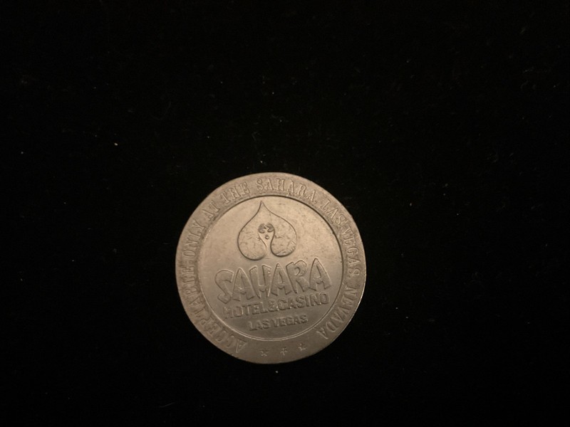 Sahara Hotel & Casino Las Vegas $1 1969 Gaming Token