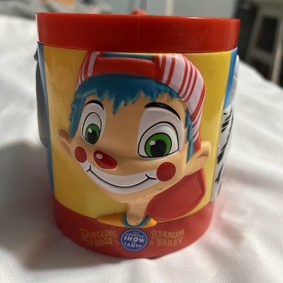 Ringling Brothers and Barnum & Bailey Circus Cup 2001 Clown Elephant Tiger