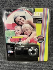 NEW Vivitar Vivicam 5118 Black Compact Digital Camera 5.1 MP 4X Digital Zoom