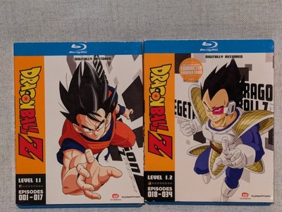 DragonBall Z Level 1.1 & Level 1.2 Bluray W/ Slip Covers-Tested! DBZ Rare OOP