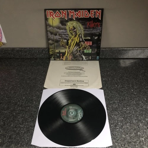 LP VINYL IRON MAIDEN ALBUM KILLERS EMC 3357 UK 1ST PRESS 1981 EX+/EX+