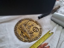 vintage Italian ship's tampion or commemorative plaque