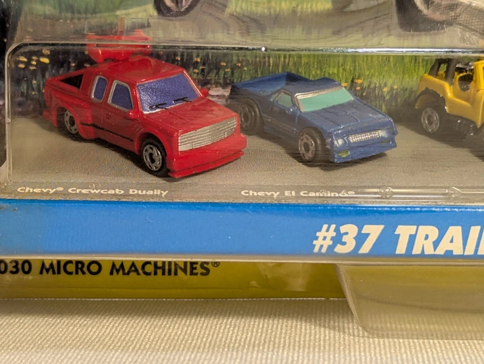NIP Micro Machines Trail trackers #37 dually el camino 4x4 explorer land rover - Image 2 of 4
