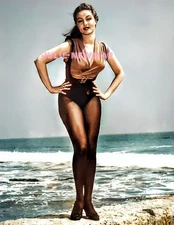 JULIE NEWMAR #272 BEAUTIFULLY COLORIZED PHOTO 11 X 8.5 FREE SHIPPING