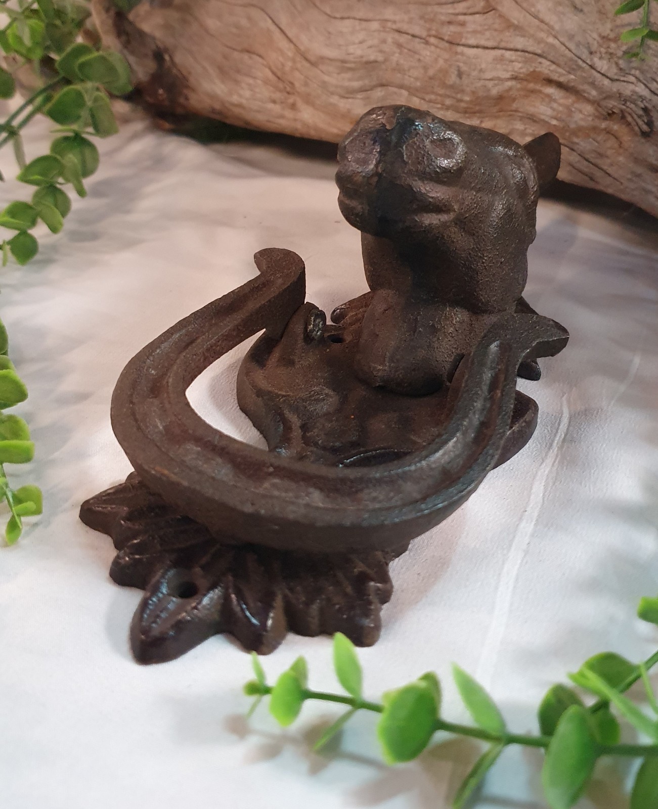 Cast Iron Horse Head & Horseshoe Door Knocker - equestrian, rustic farmhouse