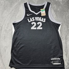 Nike WNBA Las Vegas Aces A'ja Wilson Jersey Womens XL Black Explorer Edition NWT