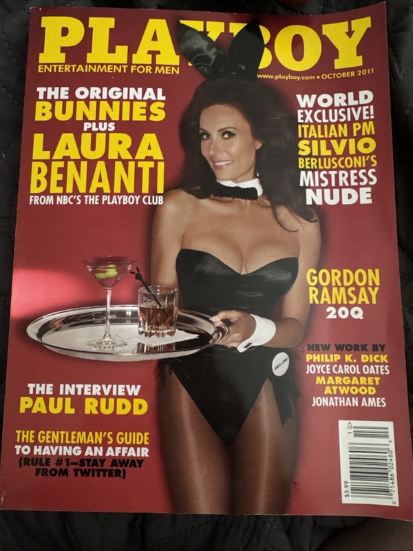 play boy magazine OCTOBER 2011 ORIGINAL BUNNIES