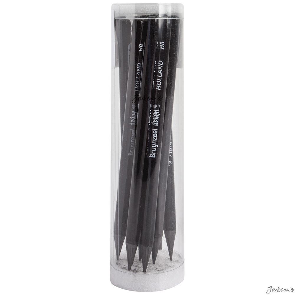 Bruynzeel Design Graphite Lead Sticks Plastic Coated HB Pack Of 12 Drawing
