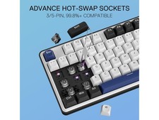 Redragon K689 Wired Gasket RGB Gaming Keyboard, 108 Keys Mechanical Keyboard