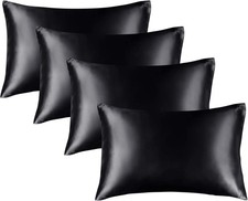 Satin Pillowcase for Hair and Skin, Super Soft Similar to Silk Pillow Cases 4