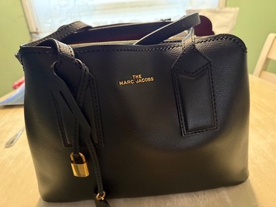 MARC JACOBS The Editor BLACK Leather Tote M0012564 Authentic NEW WITH TAGS