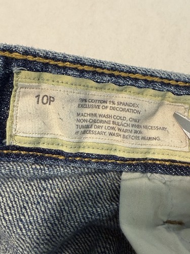 Ann Taylor Loft Damenjeans Original Boot Mid Rise Medium Wash Größe 10 Petite - Bild 4 von 14