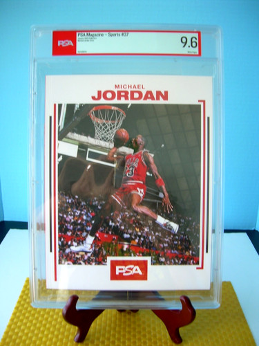 MICHAEL JORDAN PSA MAGAZINE #37 JAN. 2025 GRADED PSA 9.6