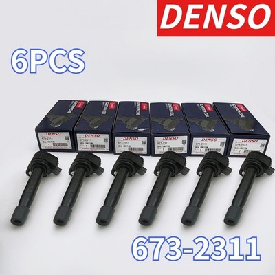 6Pcs Ignition Coils 673-2311 For Honda Accord Odyssey 08-17 30520-R70-A01 Denso
