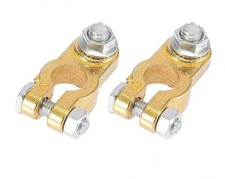 Universal Brass Battery Terminal Connectors, Top Post Terminals