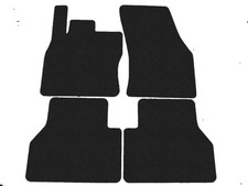 Velour Automatten für VW Caddy 2020-… 2,5t, Anthrazit x14 Rand
