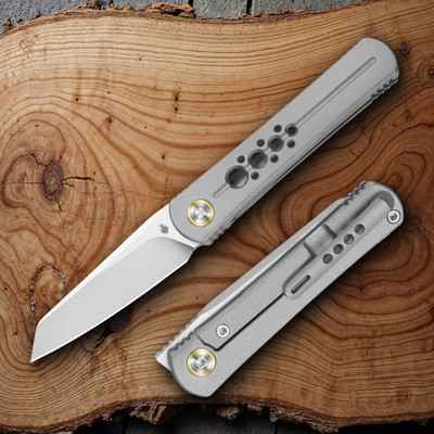 Kizer Cutlery Feist 2 Folding Knife 2 '' Bohler M390 Steel Blade Titanium Handle