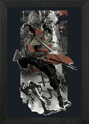 sekiro shadows die twice Framed Wall Art Poster Canvas Print Picture