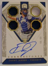 DANNY JANSEN RC /99 AUTO ON CARD CORNERSTONES CHRONICLES  BASEBALL 2019