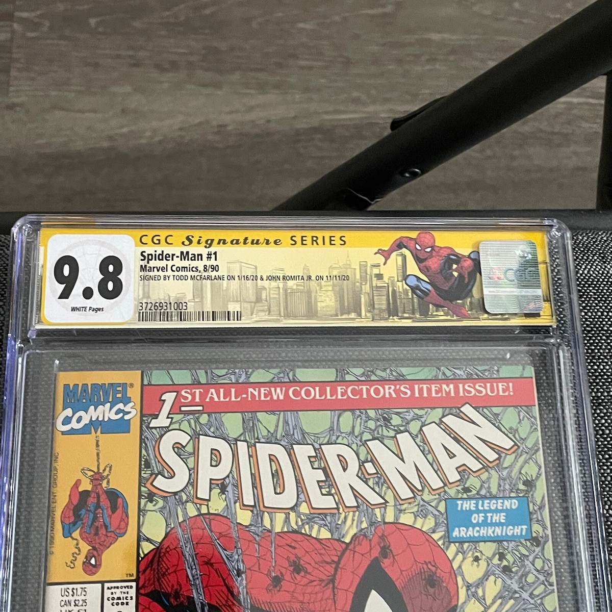 アメコミリーフ Spider-Man #1 (1990) CGC 9.8 Spider-Man 1 CGC 9.8 1990 Marvel Signature Series SS Signed