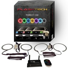 Rgb Multi Color Led Halo Kit With Wifi App For 2004-2008 Ford F-150 Headlights Rgb Multi Color Led Halo Kit With Wifi App For 2004-2008 Ford F-150 Headlights
