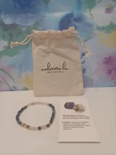 Evolvemala Montana Agate+Sodalite Bracelet. Gift bag/ information card Included.