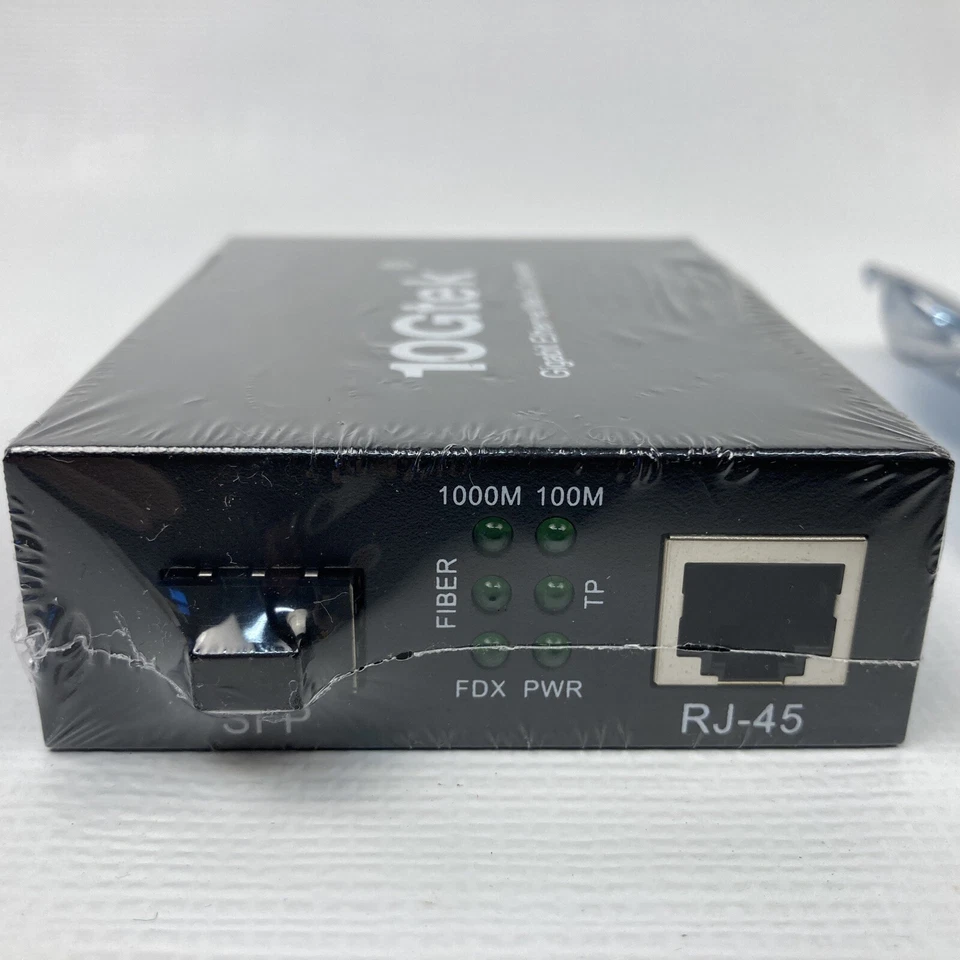 10G Ethernet Media Converter SFP Slot LX 20-KM SMF 1310-nm With SFP Transceiver - Image 2 of 4