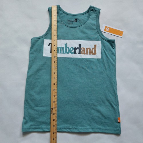 Timberland Little boys Logo Tank Shorts Set Two Piece Size 10 - Picture 2 of 7