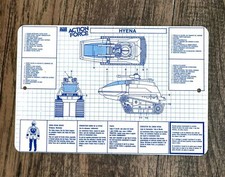 Retro Action Force Hyena GI Joe HISS Tank Blueprint 8x12 Metal Wall Sign Poster