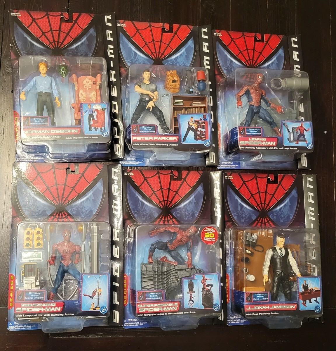 toybiz spiderman movie toys