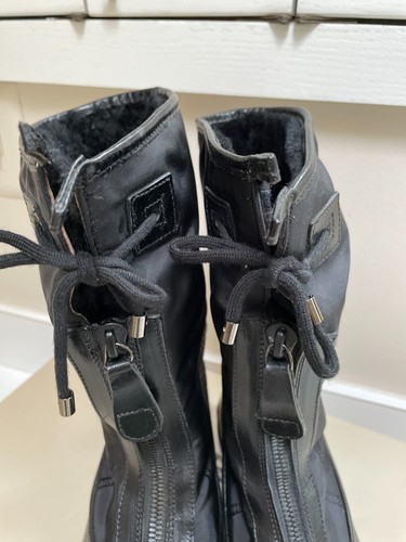 Burberry Heritage Winso Rain Snow Boots Waterproof Rubber Black Size 36 - Picture 3 of 12