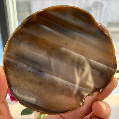 Natural agate Agate Geode Slab/Slice quartz crystal mineral specimen Reiki C61