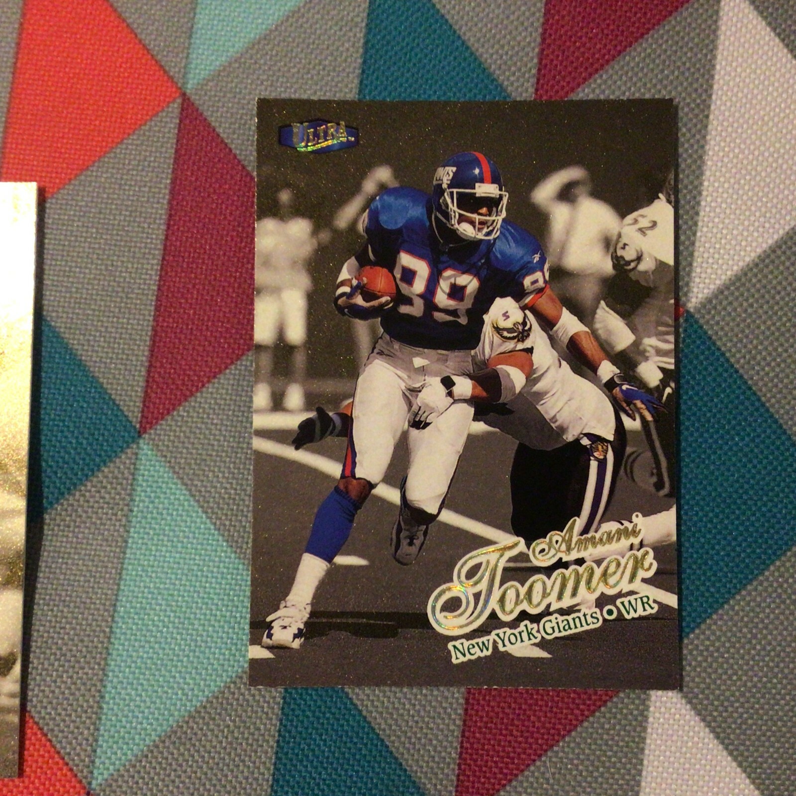 Amani Toomer #348G giants  1998 fleer Ultra Gold Medallion Edition