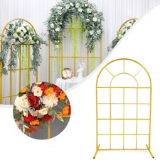 2m Wedding Arch Backdrop Stand Metal Rack Wedding Party Flower Props Decor Frame