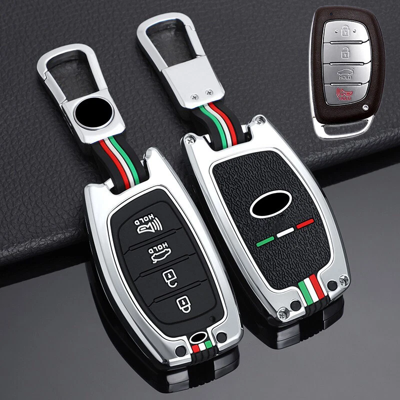Funda Carcasa Llavero Coche Aleación Zinc Silicona Para Hyundai Tucson Ioniq Elantra ix35 Foto 4 de 4