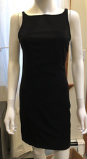 EXPRESS Womens Sleeveless Sheath - Adj Straps - Black  - USA - Size 3/4