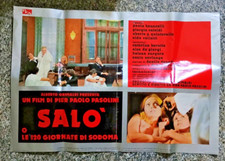 SALO' fotobusta originale 1976 PIER PAOLO PASOLINI