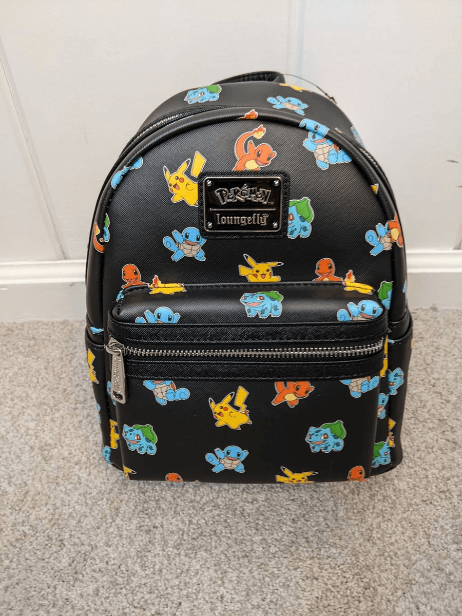 Loungefly Pokémon Starters Mini Backpack Black New With Tags m65401261888_1.jpg main image 4