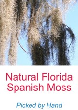 Organic Spanish Moss Florida LIVE Air Plant Overstuffed 1 Gallon Bag Craft decor
