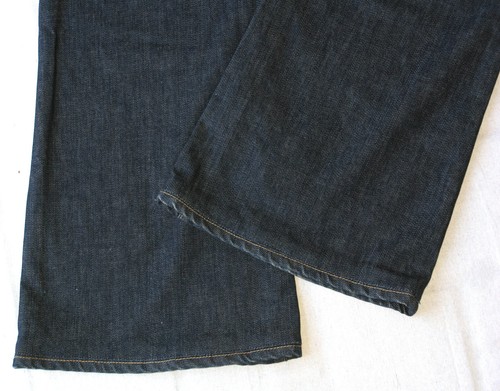 Jean acampanado Paige Robertson pierna completa tiro medio Wm talla 27-talla 28 ajuste-azul oscuro L32,5 - Imagen 6 de 10