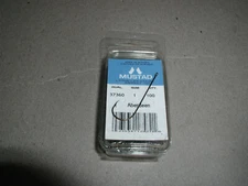 100 MUSTAD Sz.1 HOOK X-FINE WIRE ABERDEEN BEAK HOOK,FLY BEAD-HEAD,BAIT;NIB