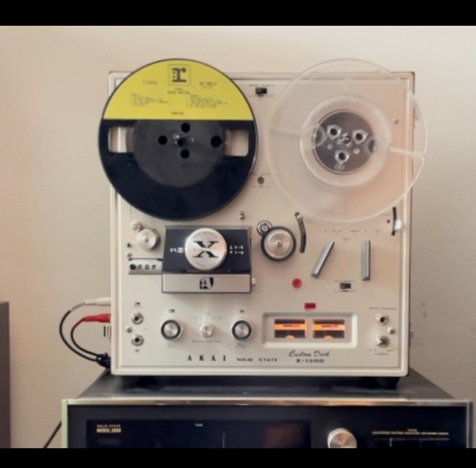 Akai X150D Cross Field Head Reel to Reel Tape Recorder, Custom Deck