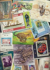 Topical Worldwide Colorful Foreign Souvenir Sheets Collection 13 Different  